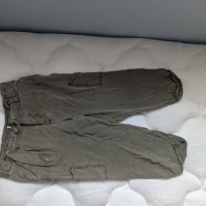 Free People Women's Olive Cargo Pants